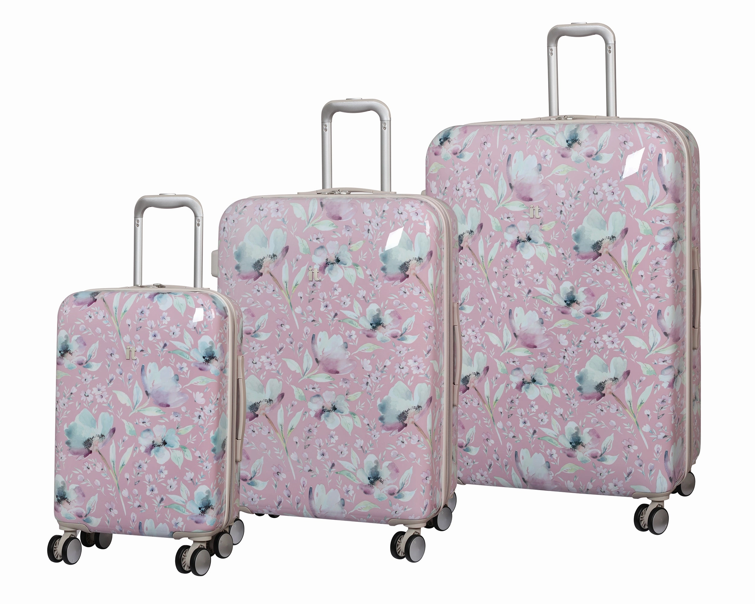 IT Luggage Sheen 3 Piece Set (20"/24"/28") 4-Wheel Luggage Sets