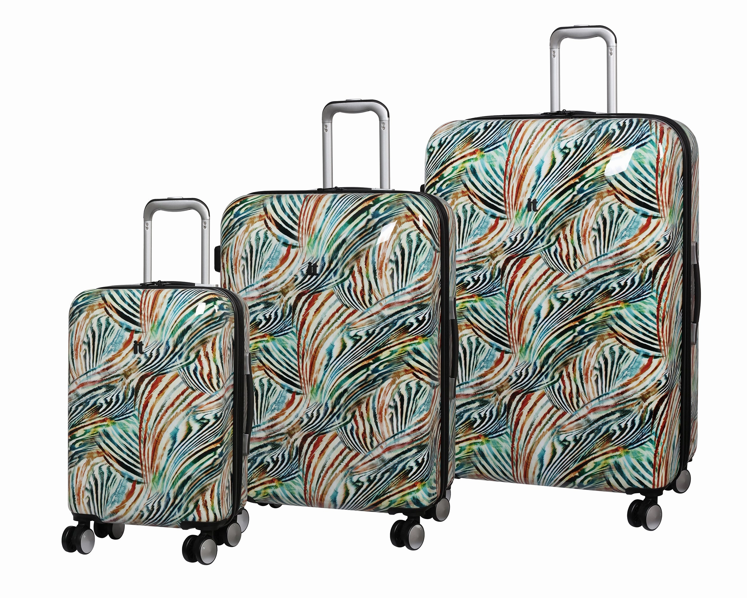 IT Luggage Sheen 3 Piece Set (20"/24"/28") 4-Wheel Luggage Sets