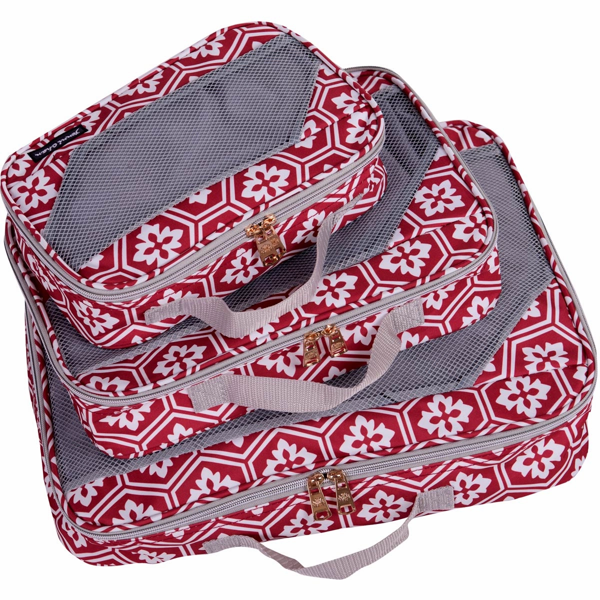 Jenni Chan Aria Snow Flake 3P Packing Cube Set