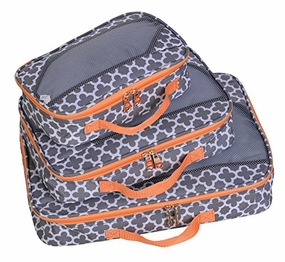 Jenni Chan Medley Packing Cube-3-Piece Set, Grey