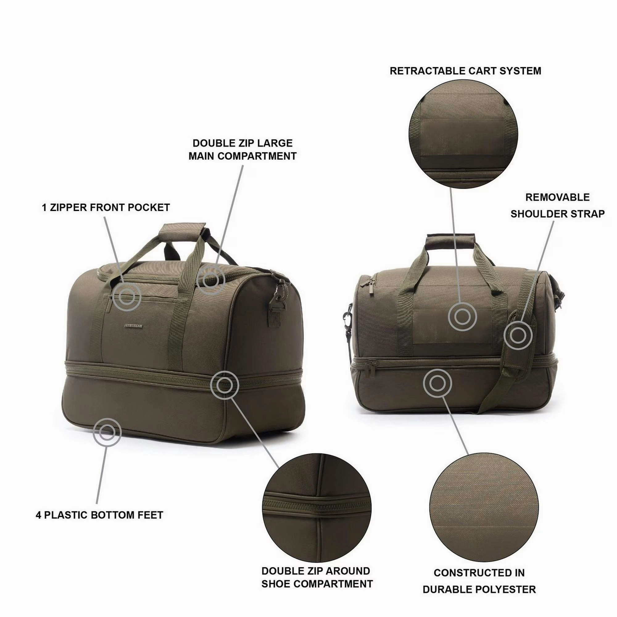 Jetstream 20" Weekender Duffle Bag