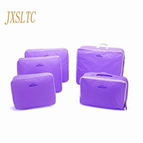 JXSLTC 5PCS/Set High Quality Oxford Cloth Travel Mesh Bag Luggage Organizer Packing Cube