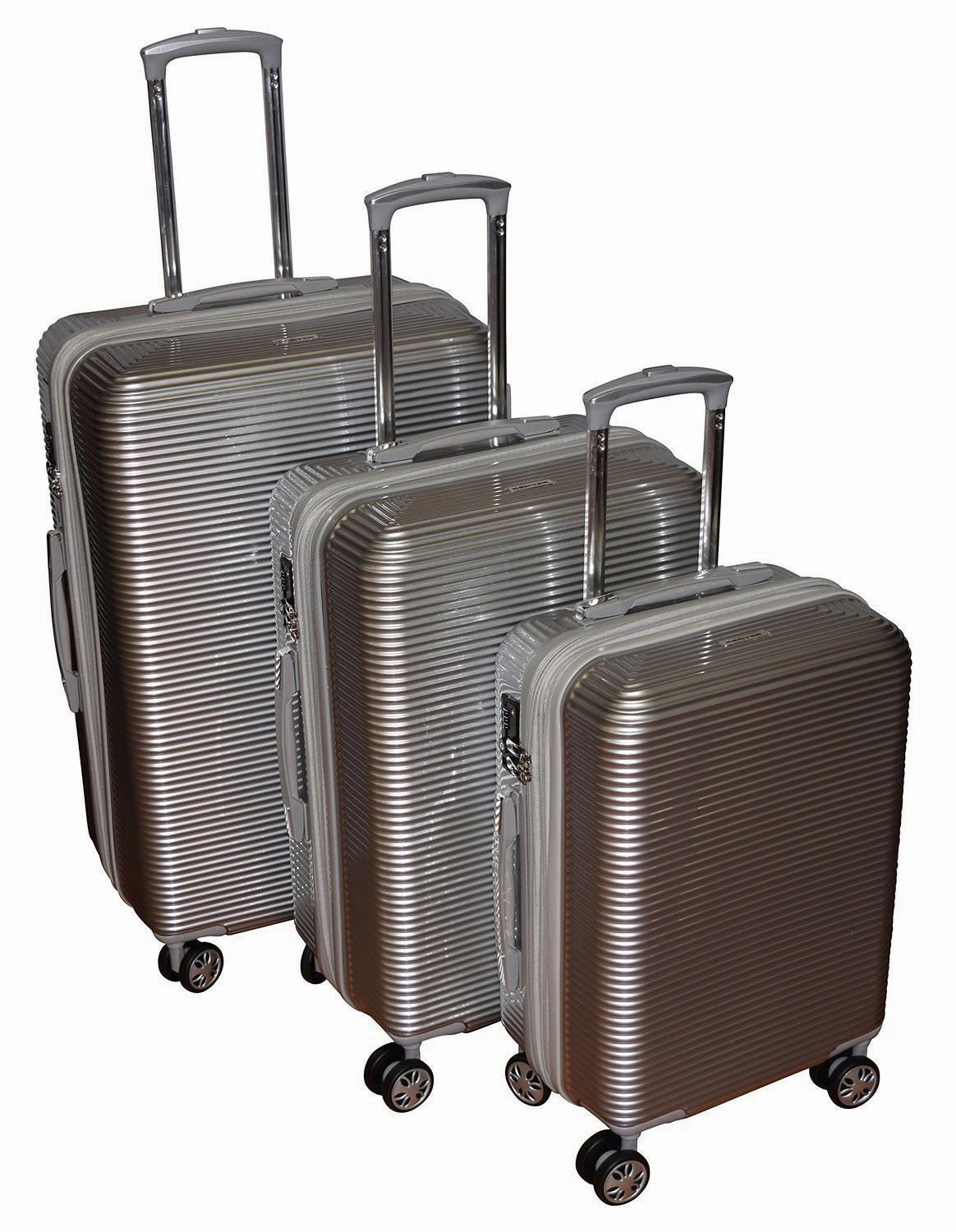 Kemyer Series 850 Hardshell 3 Piece Set (20"/24"/28") 4-Wheel Luggage Sets