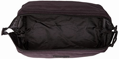 Kenneth Cole REACTION Men's Fabric Top Zip Travel Kit, black, 24