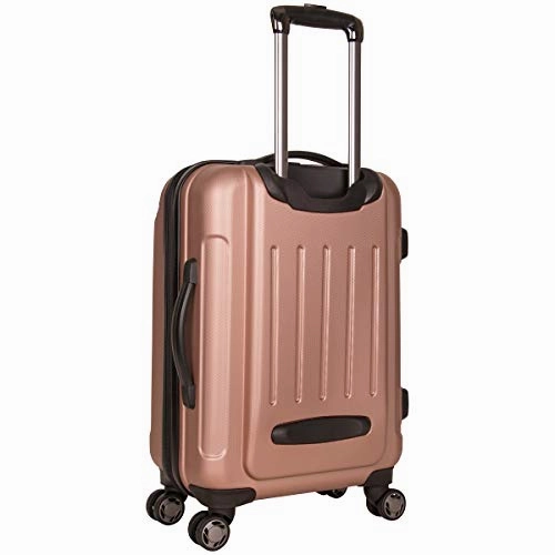 Kenneth Cole Reaction Renegade 20" Hardside Expandable 8-Wheel Spinner Carry-on Luggage, Rose Gold