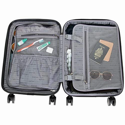 Kenneth Cole Reaction Renegade 20" Hardside Expandable 8-Wheel Spinner Carry-on Luggage, Rose Gold
