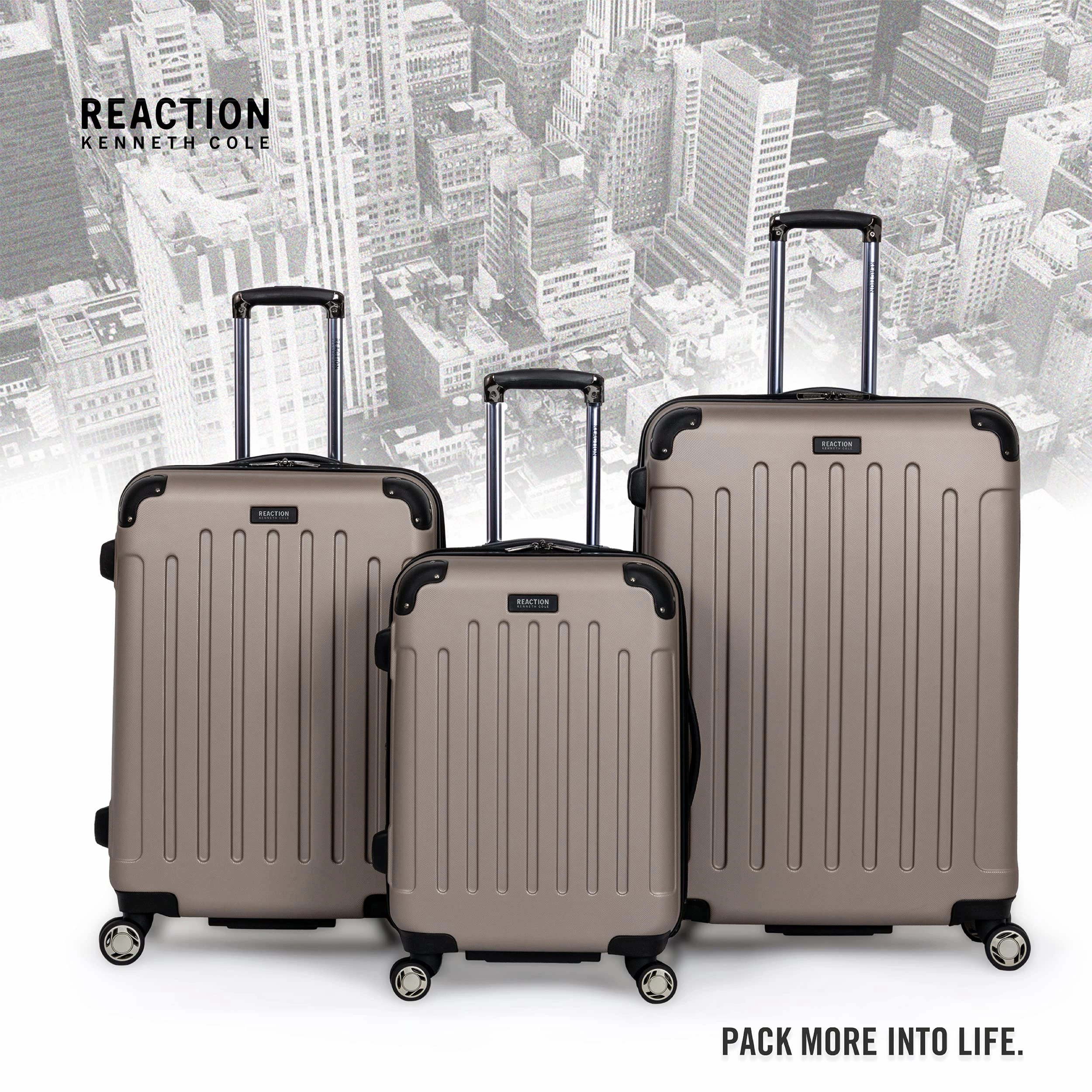 Kenneth Cole Renegade 3 Piece Set (20", 24", & 28") Hardside Expandable Luggage Set
