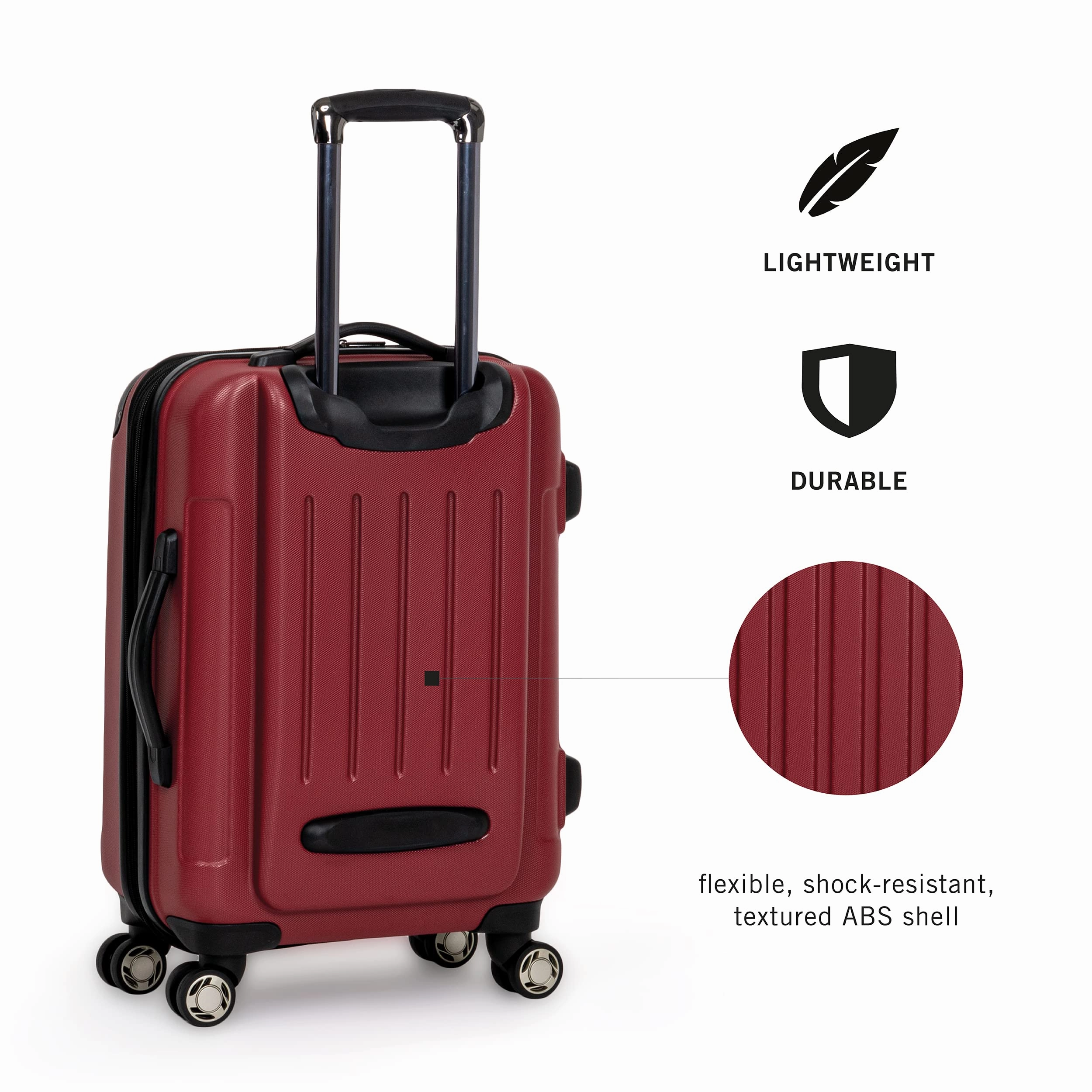 Kenneth Cole Renegade 3 Piece Set (20", 24", & 28") Hardside Expandable Luggage Set