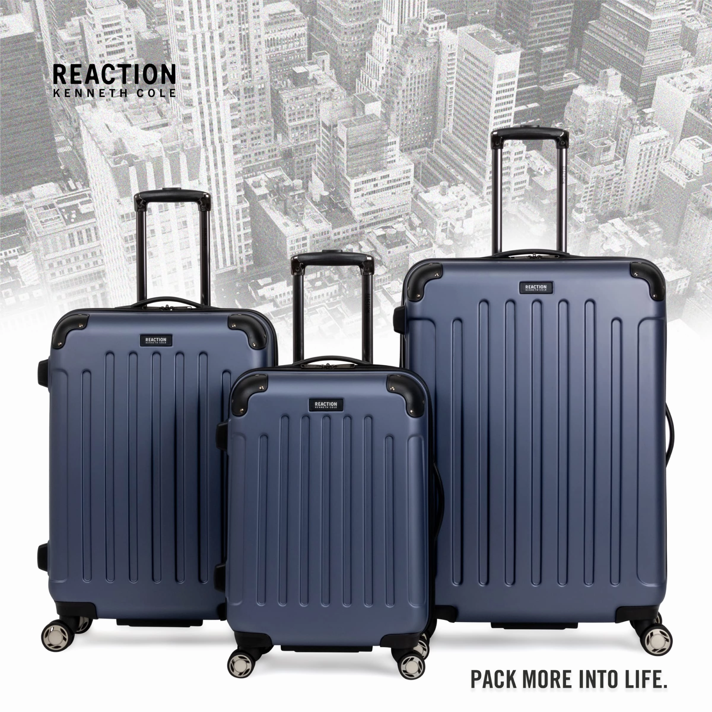 Kenneth Cole Renegade 3 Piece Set (20", 24", & 28") Hardside Expandable Luggage Set
