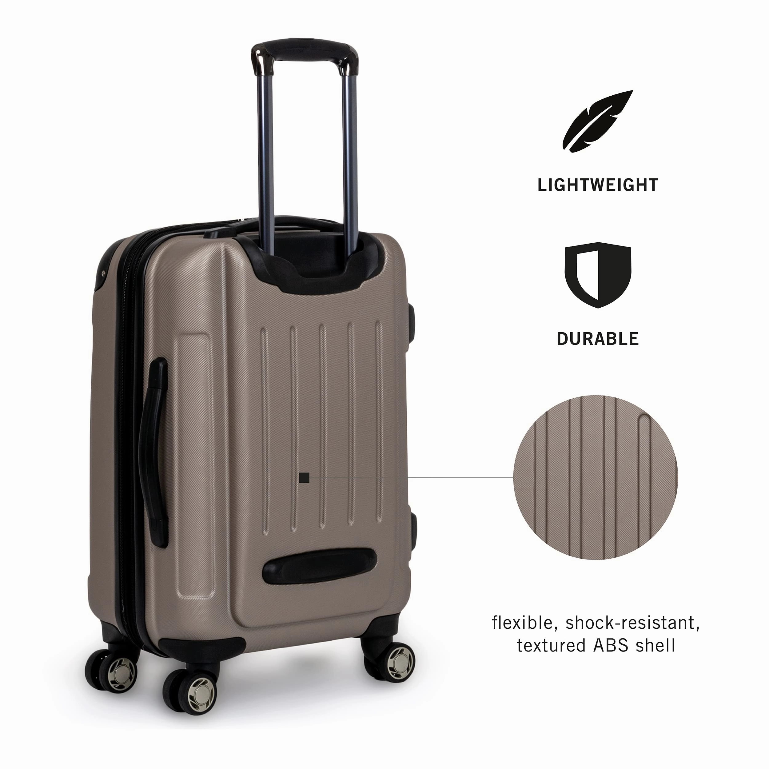 Kenneth Cole Renegade 3 Piece Set (20", 24", & 28") Hardside Expandable Luggage Set
