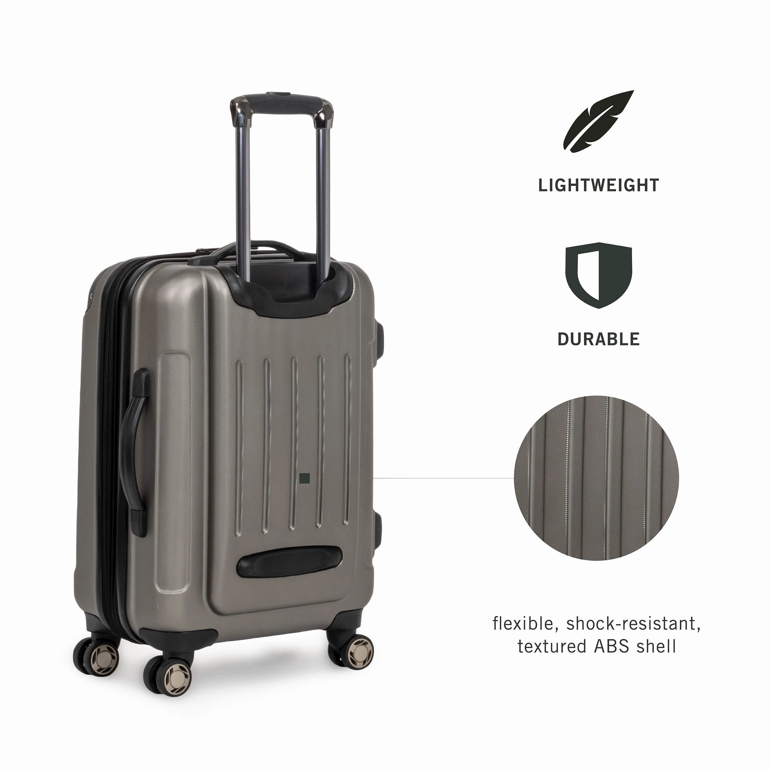 Kenneth Cole Renegade 3 Piece Set (20", 24", & 28") Hardside Expandable Luggage Set