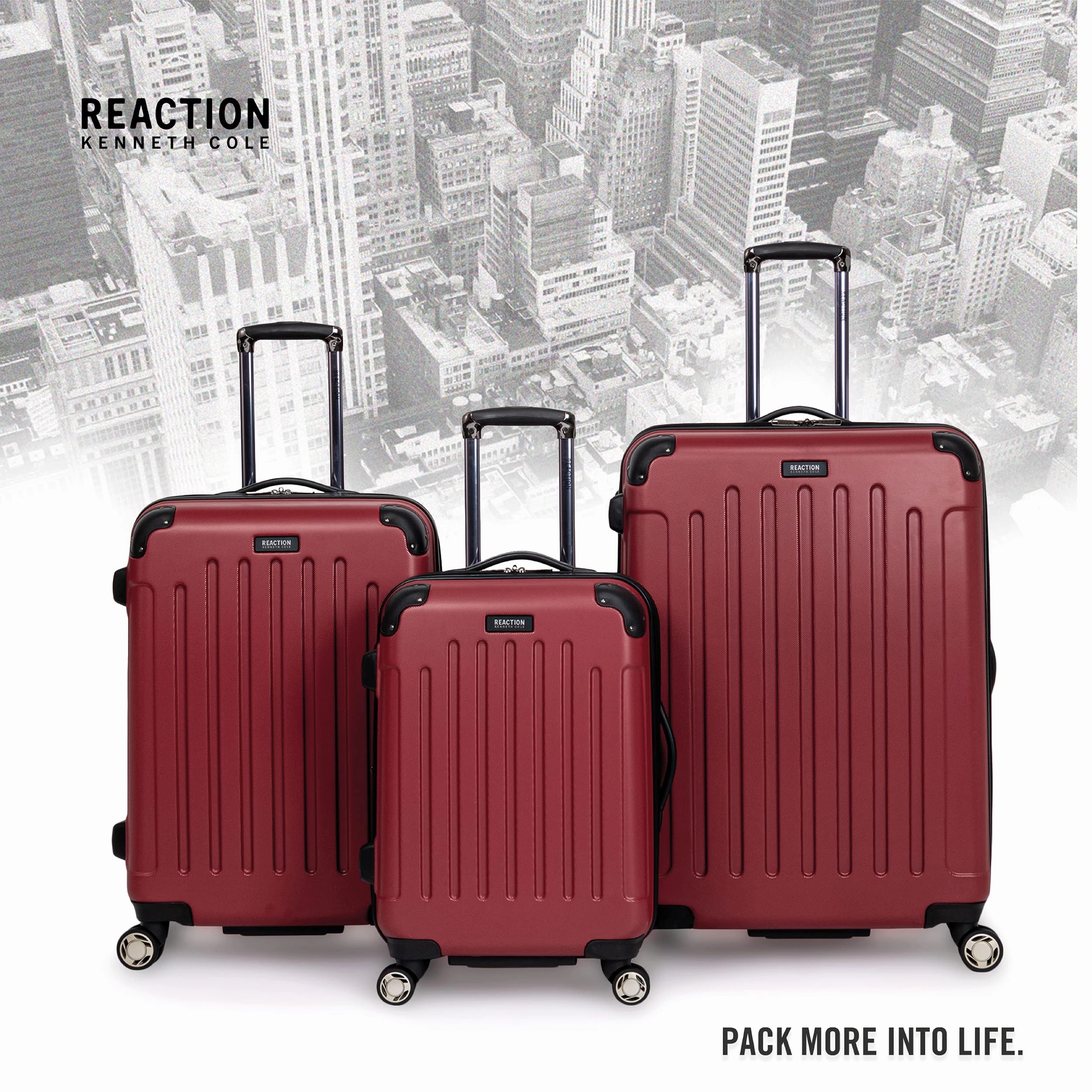 Kenneth Cole Renegade 3 Piece Set (20", 24", & 28") Hardside Expandable Luggage Set