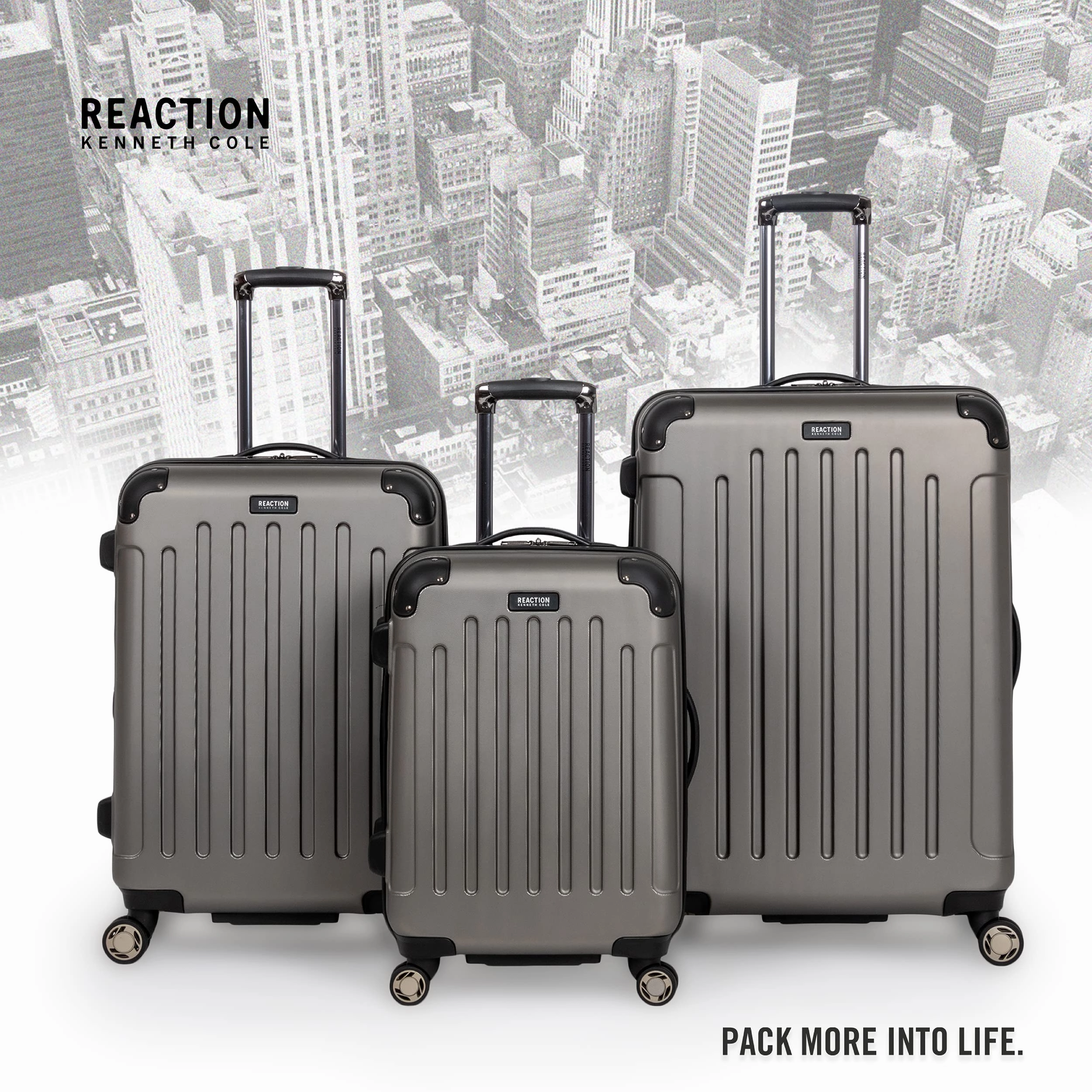 Kenneth Cole Renegade 3 Piece Set (20", 24", & 28") Hardside Expandable Luggage Set