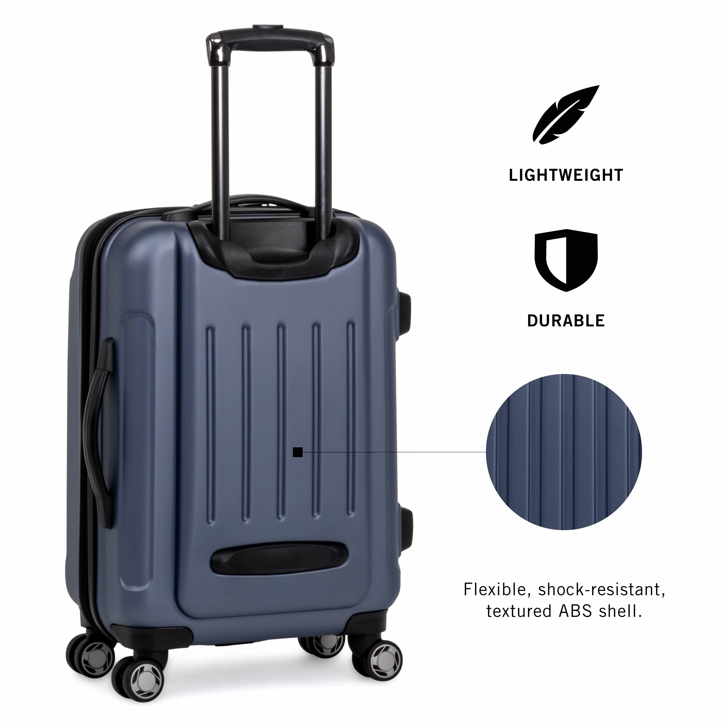 Kenneth Cole Renegade 3 Piece Set (20", 24", & 28") Hardside Expandable Luggage Set