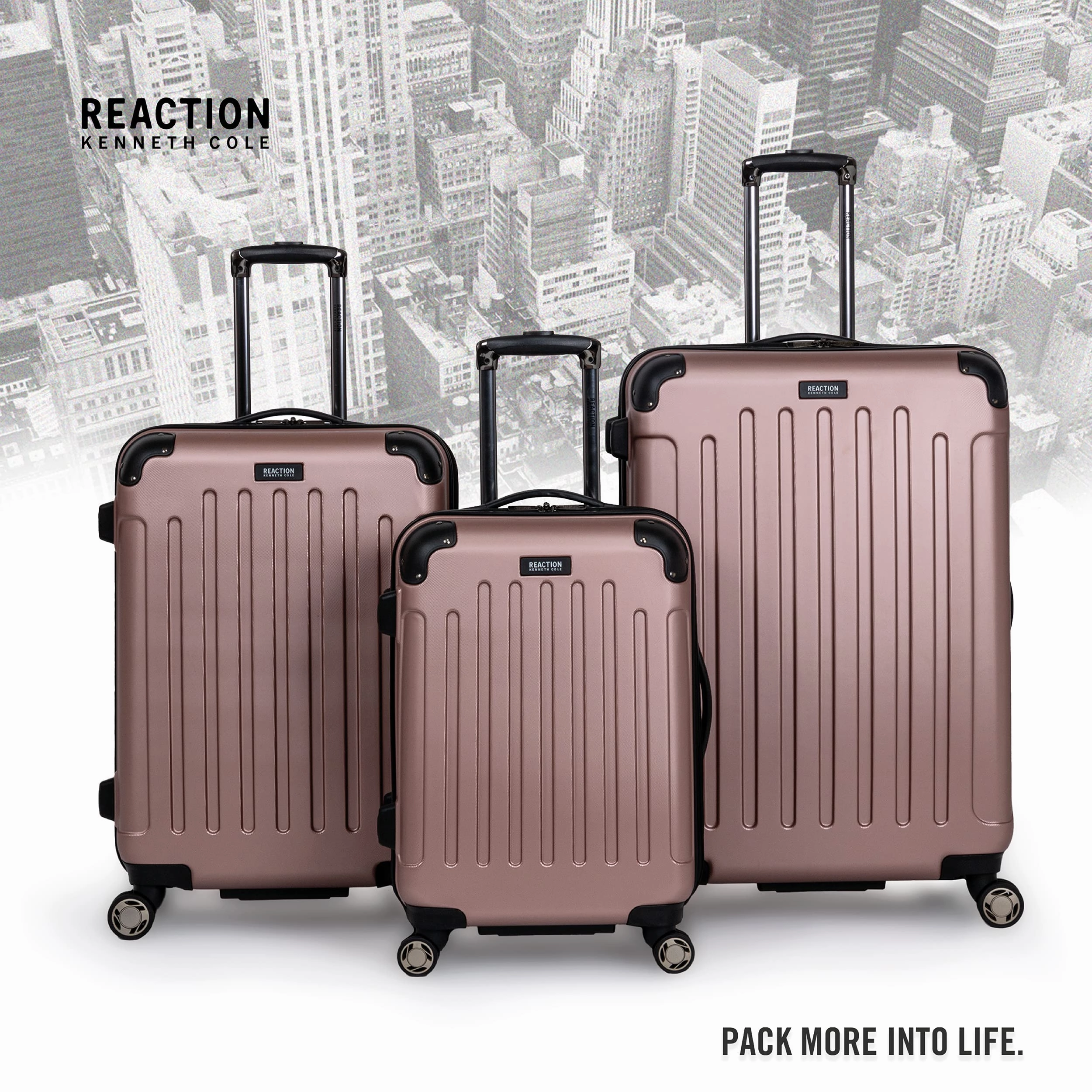 Kenneth Cole Renegade 3 Piece Set (20", 24", & 28") Hardside Expandable Luggage Set