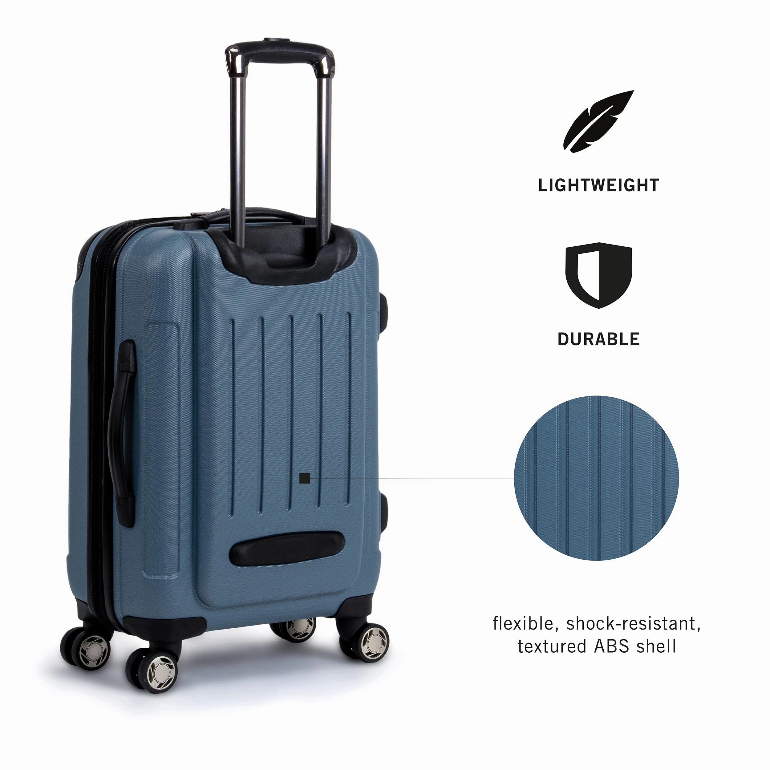 Kenneth Cole Renegade 3 Piece Set (20", 24", & 28") Hardside Expandable Luggage Set