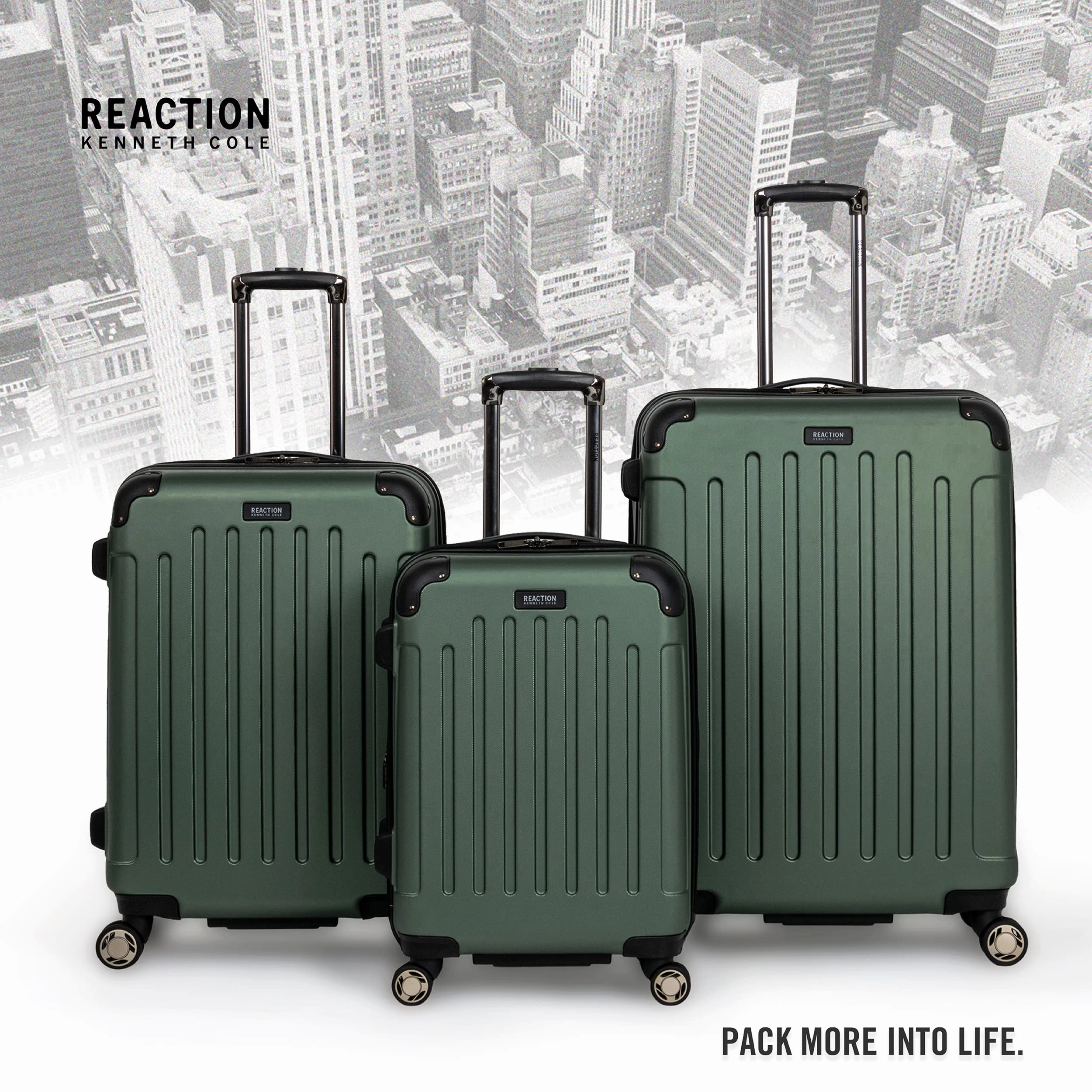 Kenneth Cole Renegade 3 Piece Set (20", 24", & 28") Hardside Expandable Luggage Set