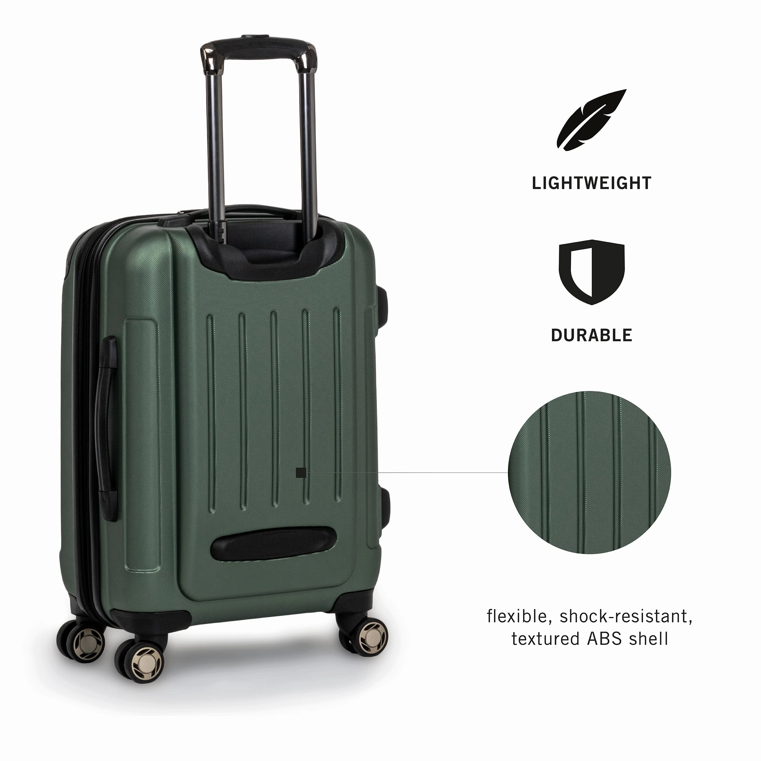 Kenneth Cole Renegade 3 Piece Set (20", 24", & 28") Hardside Expandable Luggage Set