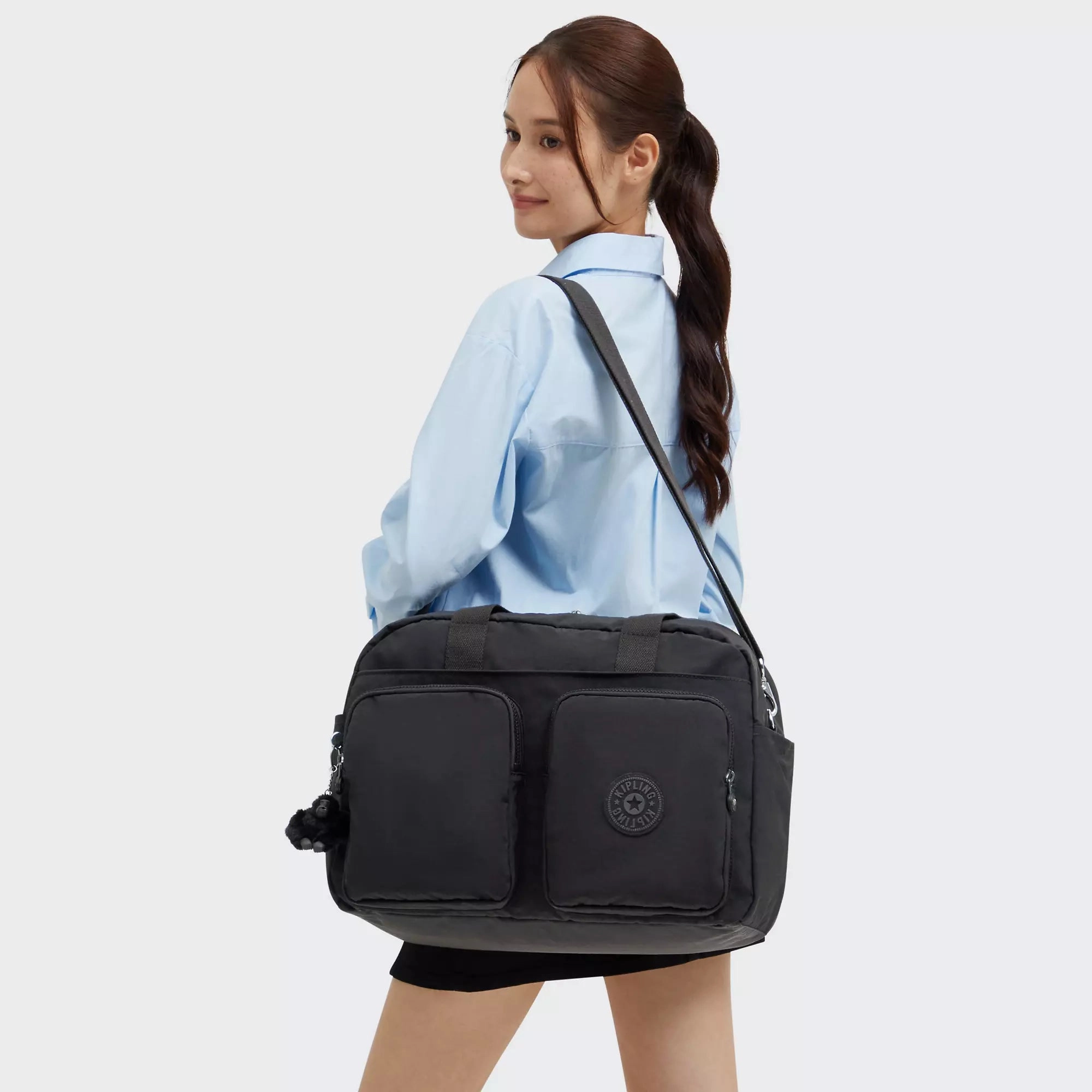 Kipling Defea Extra Large Weekender Duffle Bag - Black Noir
