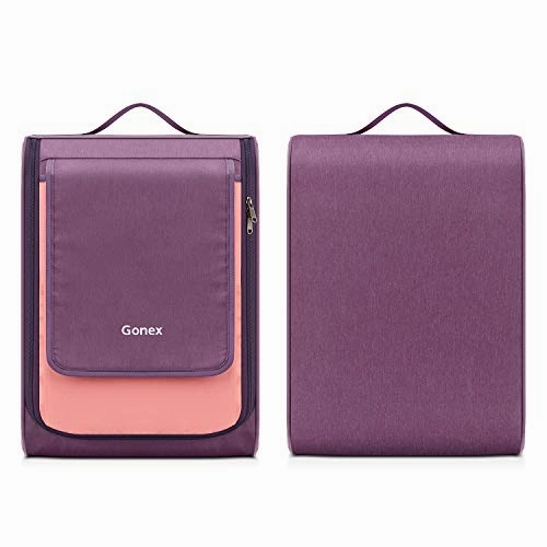 Large Packing Cubes, Gonex Business Travel Organizers 3PCs L M S Pink   Purple