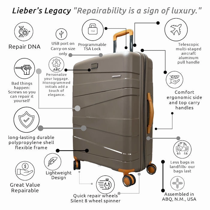 Legacy Expandable 28" Medium Hardside Checked Spinner