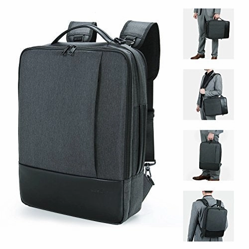 Lifewit Convertible 15.6 Inch Laptop Backpack 4 in 1 Travel Busniess Multi-functional Shoulder Briefcase Water Repellent College School Computer Bag