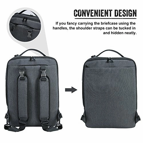 Lifewit Convertible 15.6 Inch Laptop Backpack 4 in 1 Travel Busniess Multi-functional Shoulder Briefcase Water Repellent College School Computer Bag