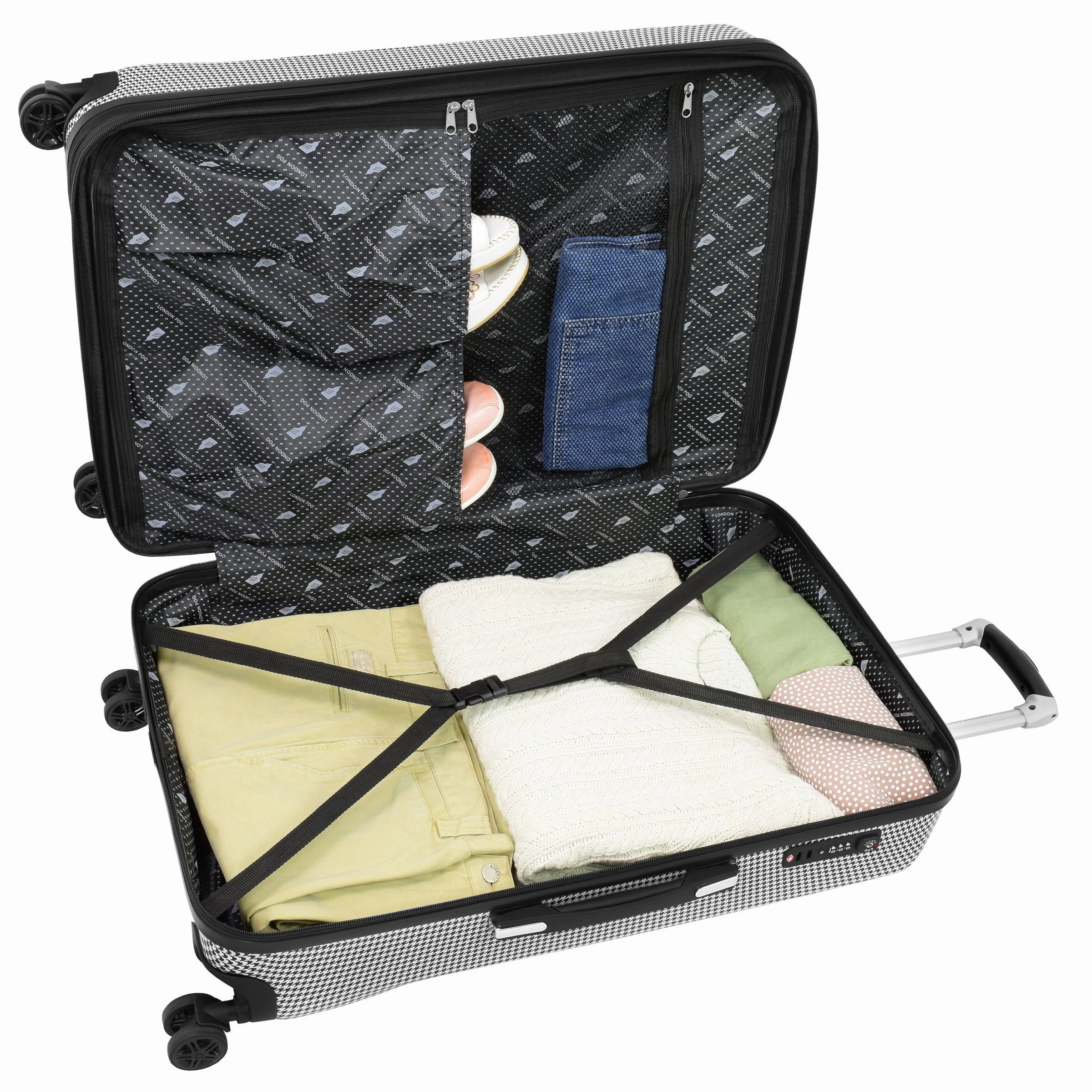 London Fog Cambridge Hardside 24-Inch Exp Hardside Spinner