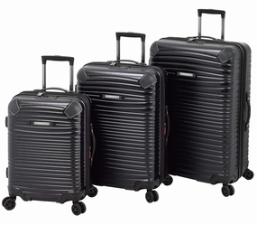 London Fog Huntington 3 Piece Set (20"/24"/28") 4-Wheel Luggage Sets