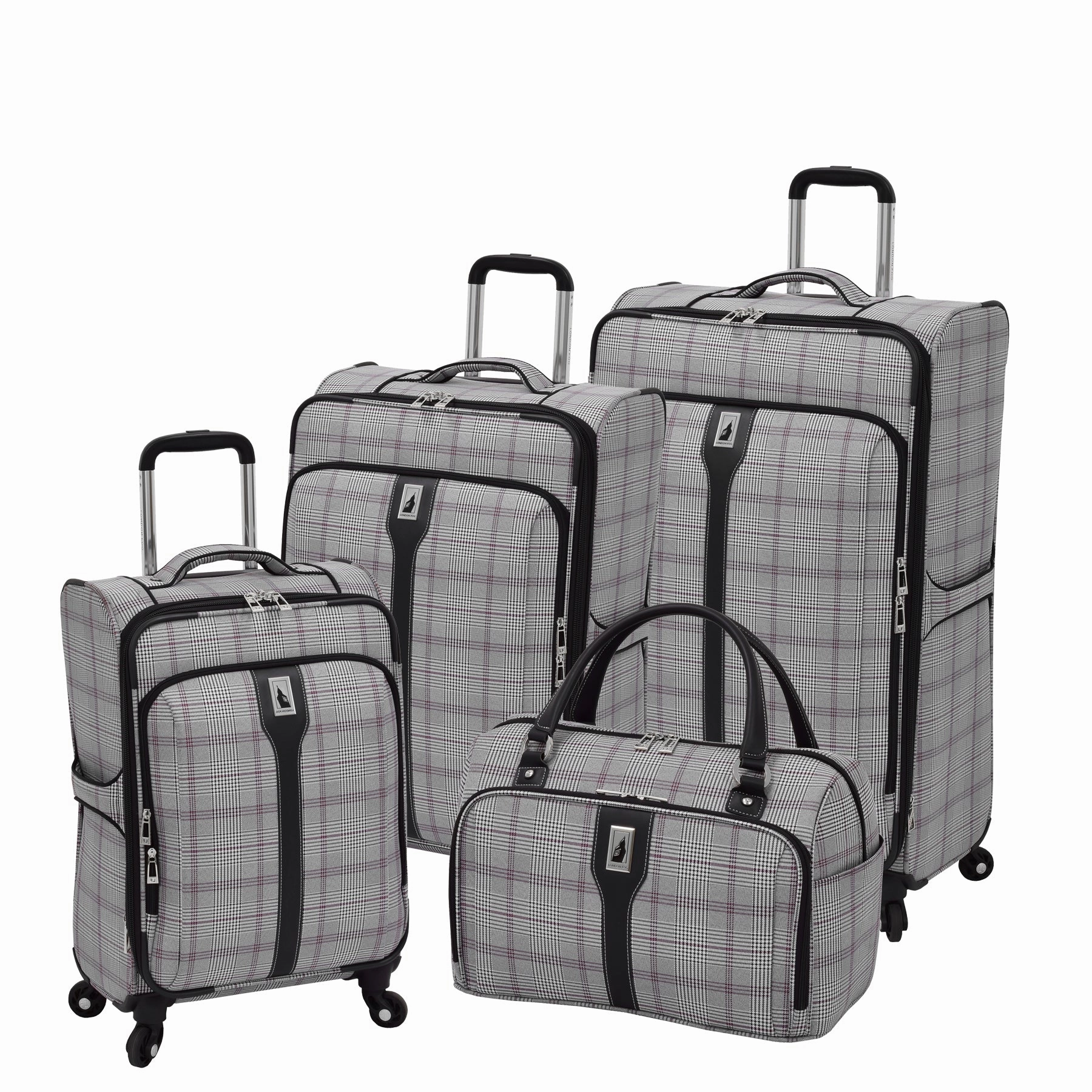 London Fog Knightsbridge 4 Piece Set 4-Wheel Luggage Sets