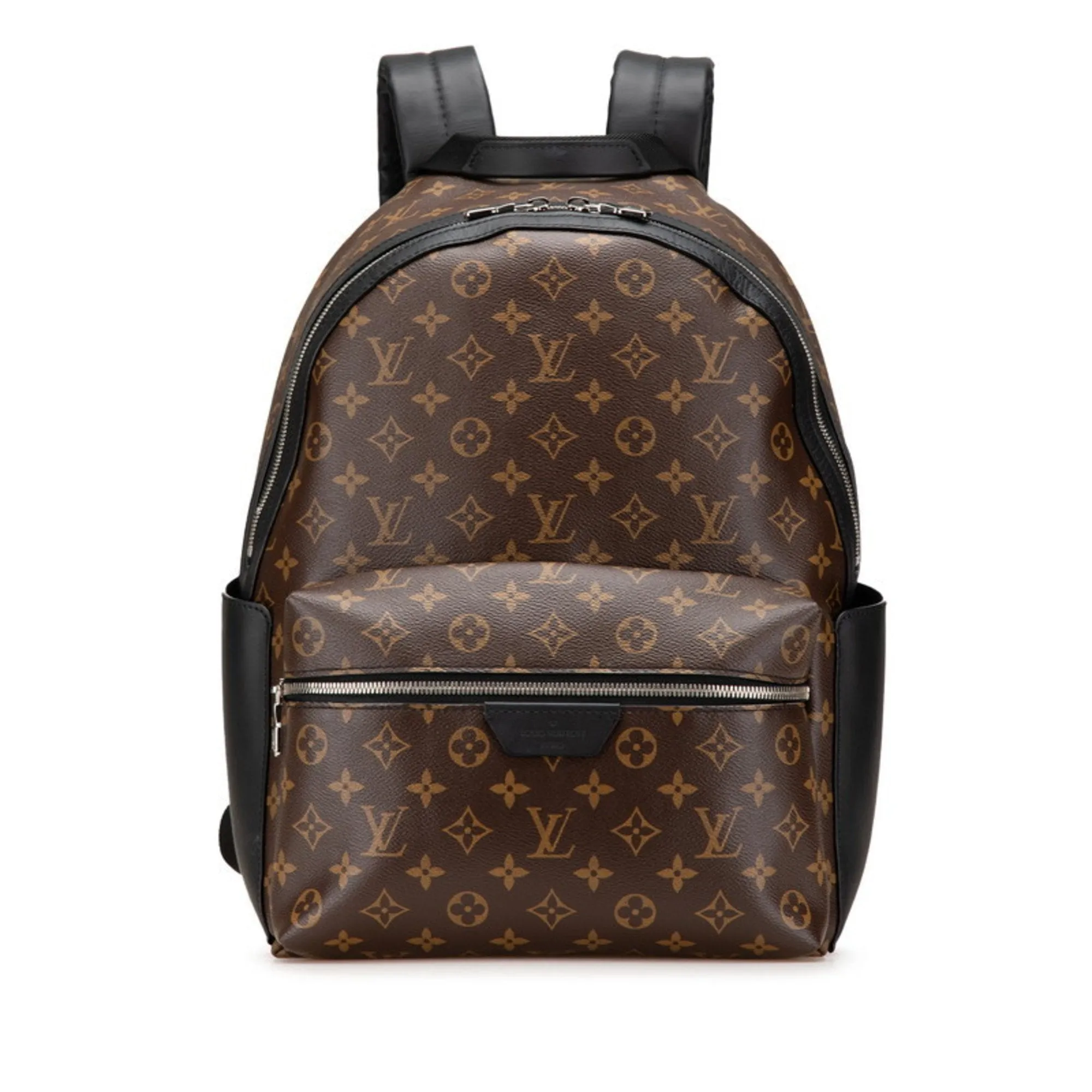 Louis Vuitton Noir Pvc Leather Backpack (Pre-Owned)