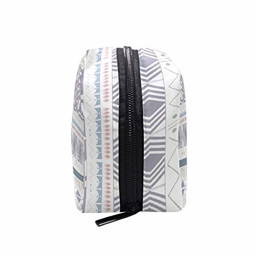 Makeup Bag Aztec Pattern Drawings Girls Travel Cosmetic Bag Womens Toiletry Organizer