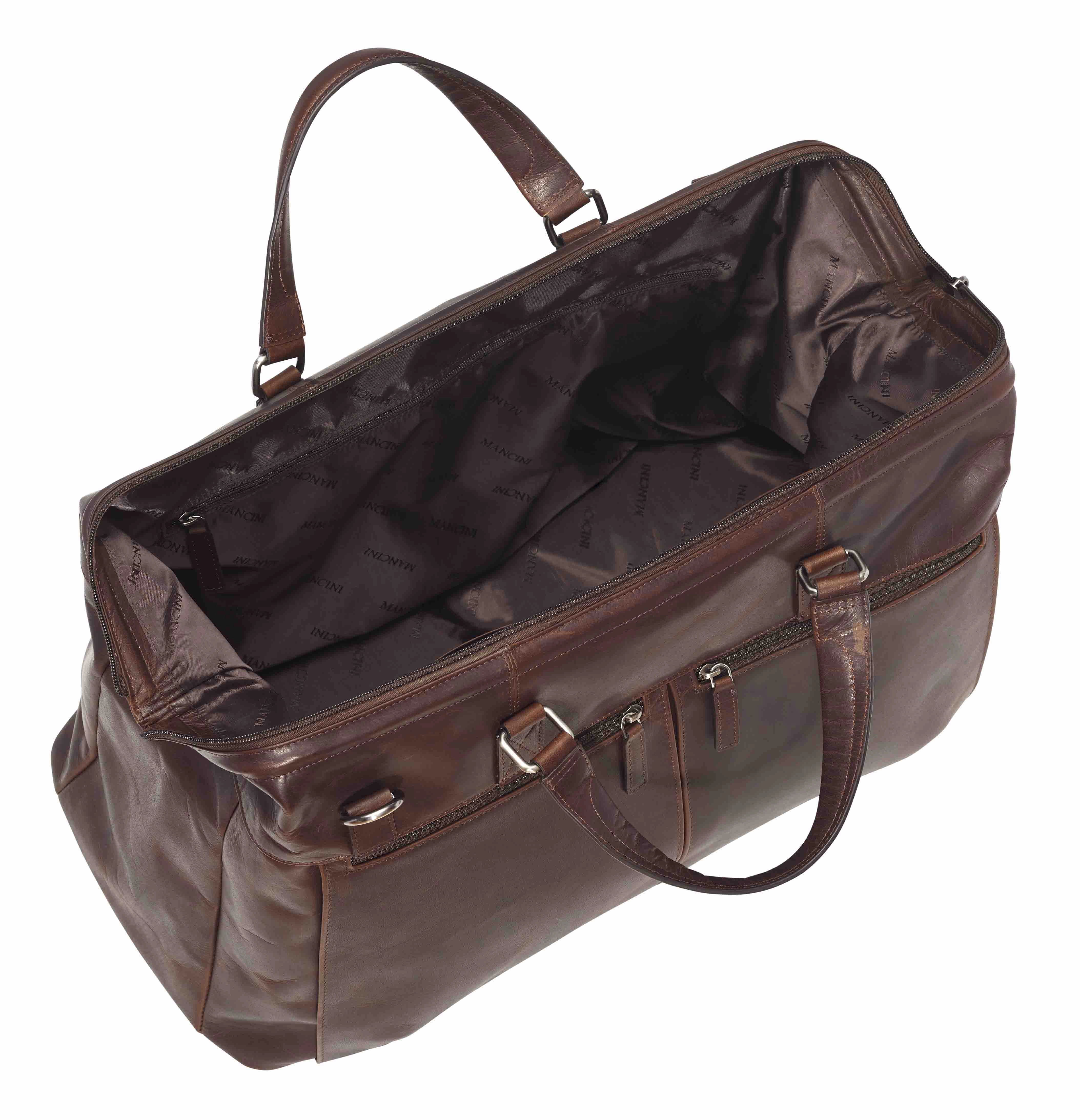 Mancini BUFFALO Classic Carry-on Duffle Bag