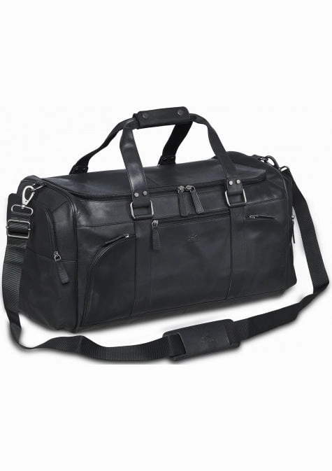 Mancini Buffalo Collection Leather Duffle Bag
