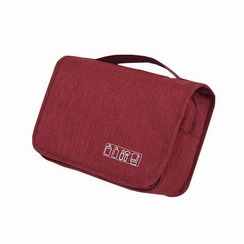 Men Travel Hanging Wash Cosmetic Bag Women'S Folding Toiletry Makeup Organizer Waterproof Handbag