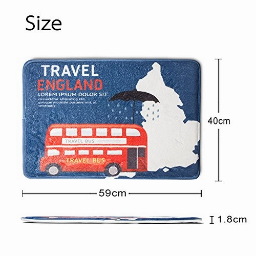 Merry Christmas Cats Doormat Indoor Kitchen Rugs Bathmat Anti-Slip Doginthehole