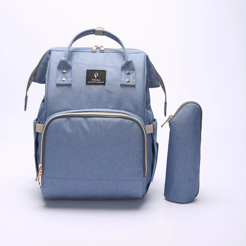 Mummy Maternity Nappy Bag With Usb Interface Large Capacity Waterproof Nappy Bag Kits Backpack