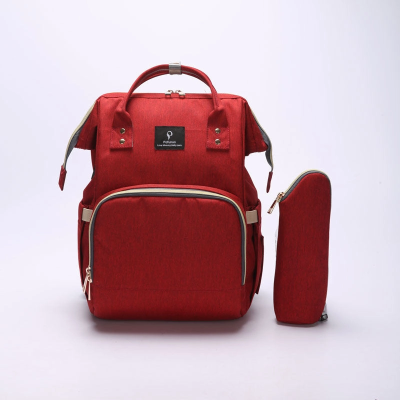 Mummy Maternity Nappy Bag With Usb Interface Large Capacity Waterproof Nappy Bag Kits Backpack