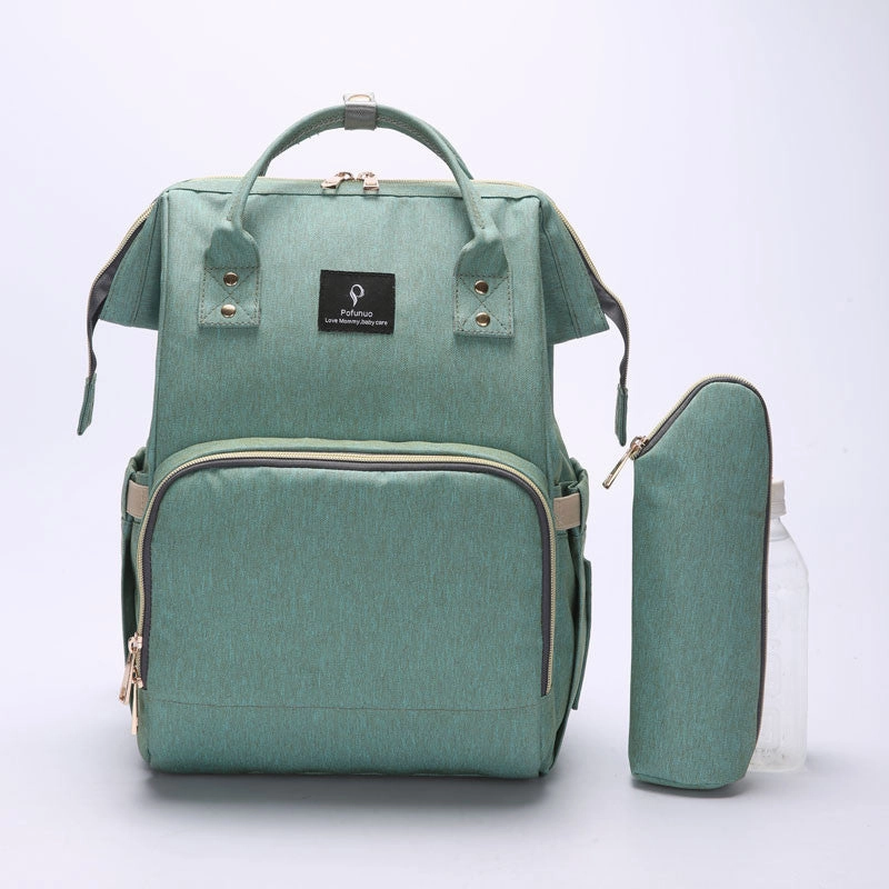 Mummy Maternity Nappy Bag With Usb Interface Large Capacity Waterproof Nappy Bag Kits Backpack
