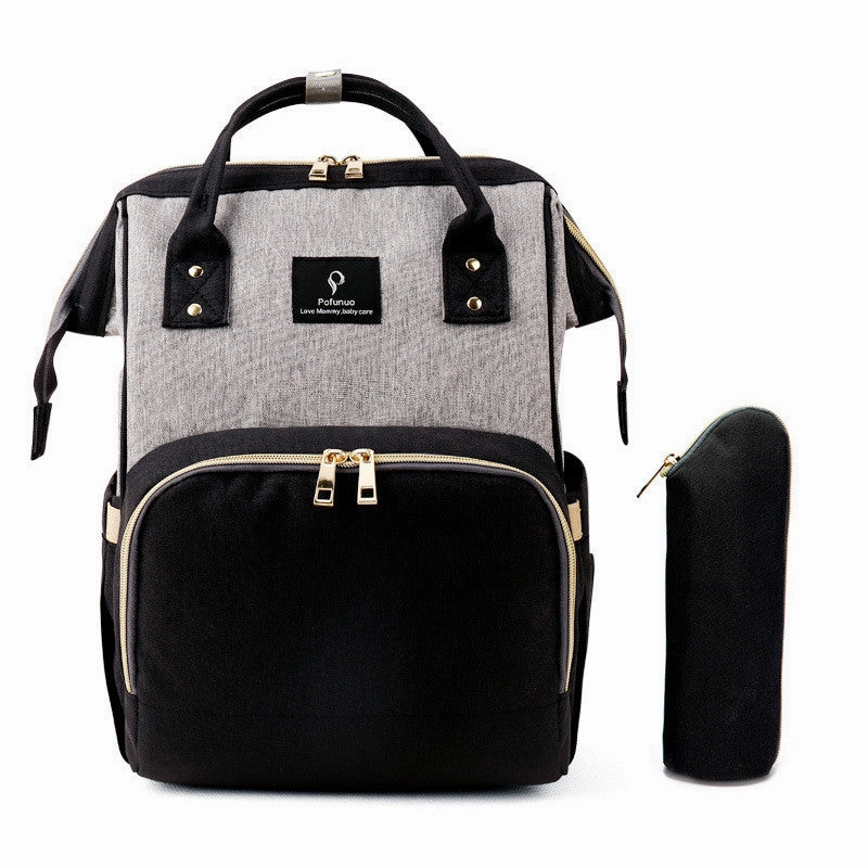 Mummy Maternity Nappy Bag With Usb Interface Large Capacity Waterproof Nappy Bag Kits Backpack