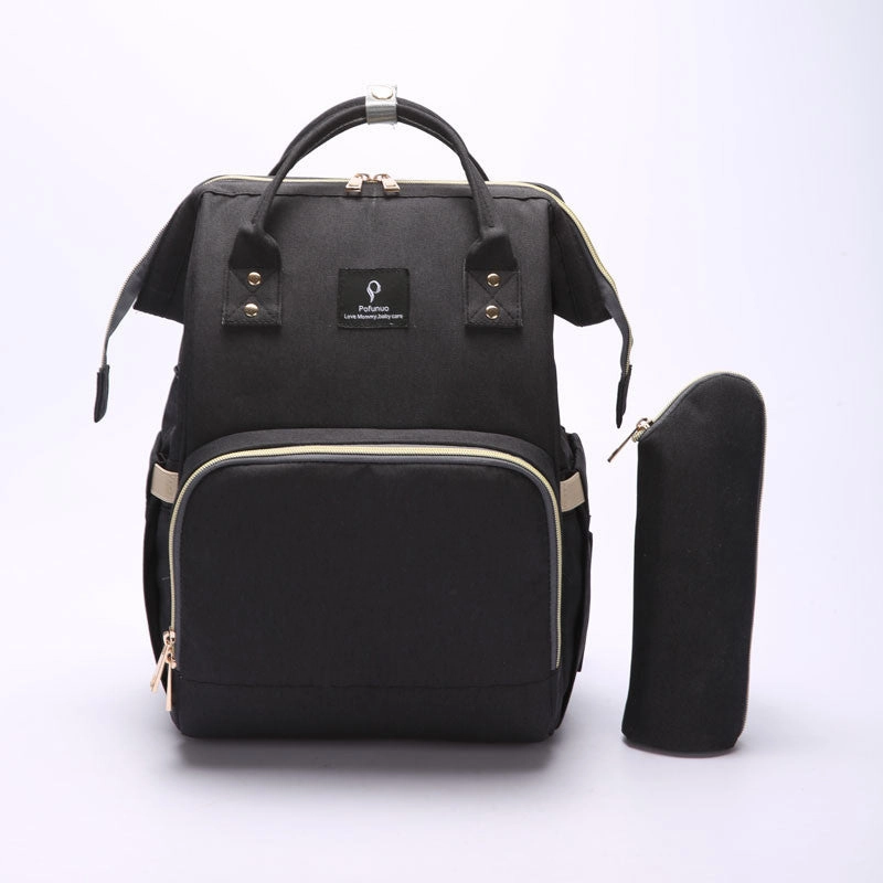 Mummy Maternity Nappy Bag With Usb Interface Large Capacity Waterproof Nappy Bag Kits Backpack