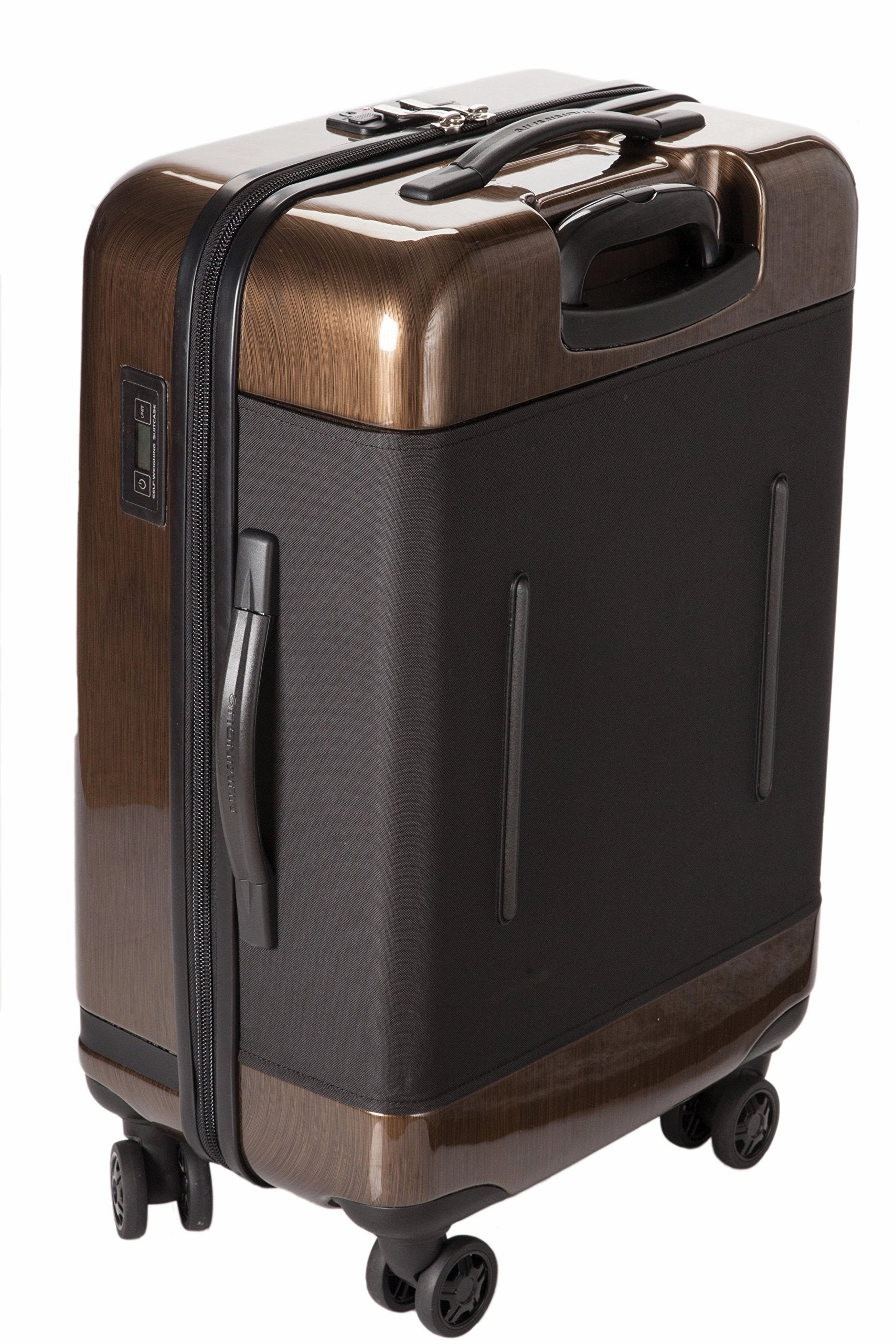 Numinous London Smart Executive 24" Hardside Spinner, Gold Brush