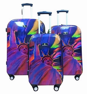 Pangborn Dominick 3 Piece Set (21"/25"/29") 4-Wheel Luggage Sets