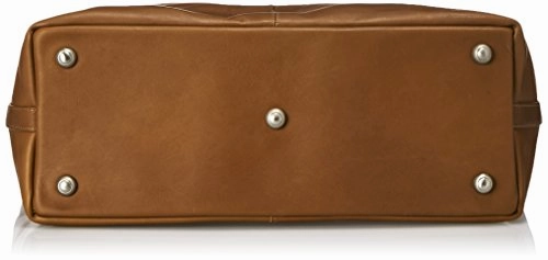 Piel Leather Large Open Multi-Purpose Tote, Saddle, One Size