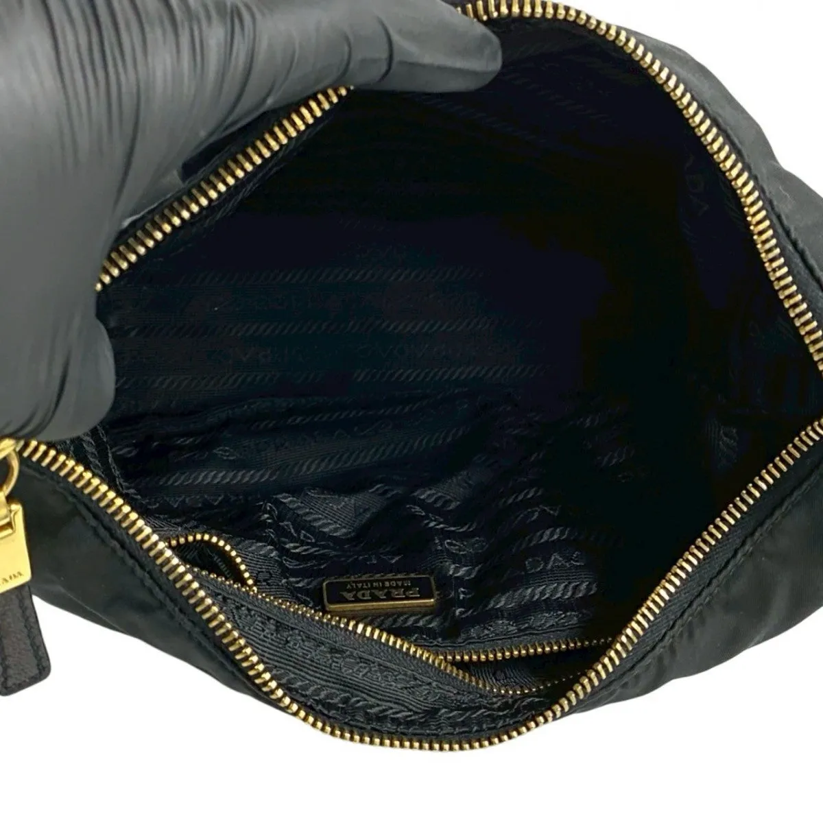 PRADA Shoulder Bag Nylon black