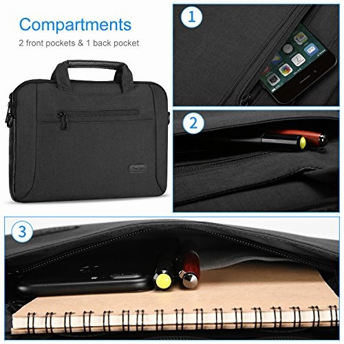 ProCase 11-12 Inch Laptop Bag Messenger Shoulder Bag Briefcase Sleeve Case for 12" MacBook