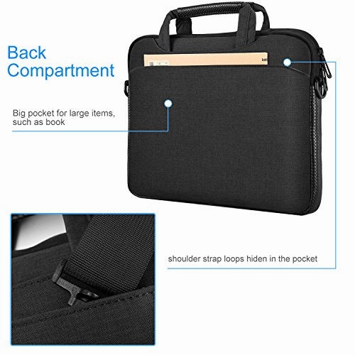 ProCase 11-12 Inch Laptop Bag Messenger Shoulder Bag Briefcase Sleeve Case for 12" MacBook