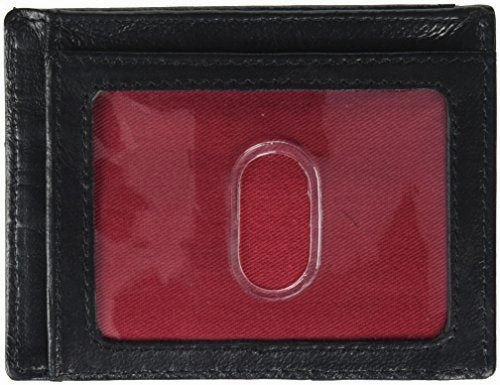 Rawlings Men'S Baseball Stitch Card Case, Black