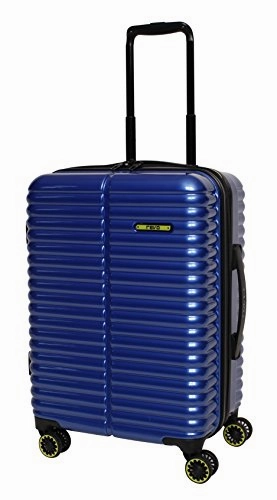Revo Pipeline Expandable Hardside Spinner, 20", Chrome Blue