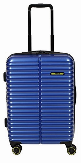 Revo Pipeline Expandable Hardside Spinner, 20", Chrome Blue